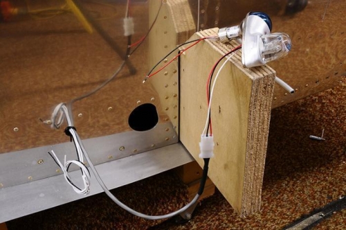 Right Wing Tip Strobe Stubbed Out