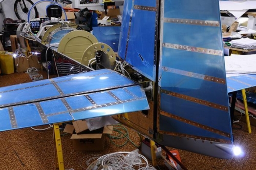 Wing and Rudder Strobes In Action!