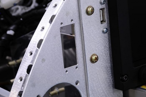 Cut A Hole In Instrument Panel For ELT Control