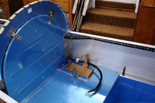 ELT Mount w/ Antenna & Control Wiring