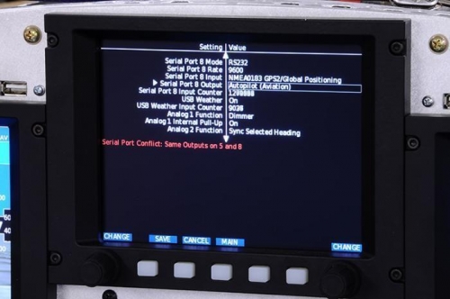 HX Serial Port 5 Output - Aviation Format