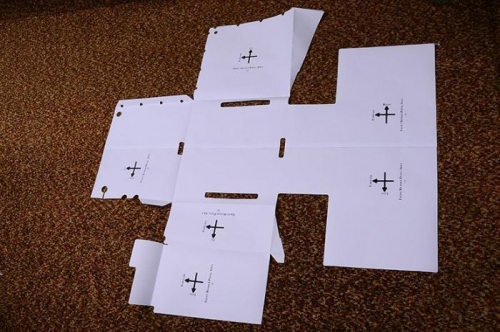 Front Rudder Pedal Area - Cut & Folded