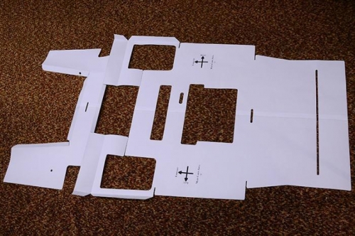 Main Cabin Area - Cut & Folded