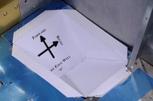 Main Cabin Area - Right Foot Well Fitting