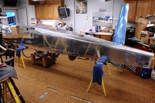 Fuselage Ready For Gear Mounting