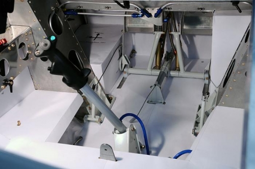 Front Rudder Pedal Area - Right Hand View