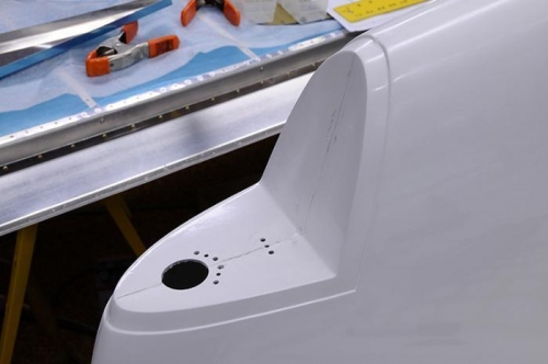 Strobe/Position Light Hole Cut & Mouting Nutplates Added