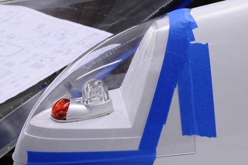 Layers Of Tape Used To Make Marking Line