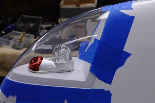 Bottom Marked With Layers Of Tape