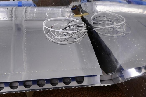 Left Wing - Fully Inserted - Back View