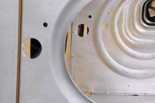 Conduit Holes Drilled In Ribs