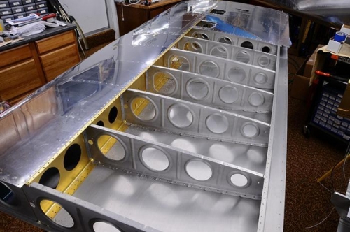 Conduit Holes Drilled In Ribs