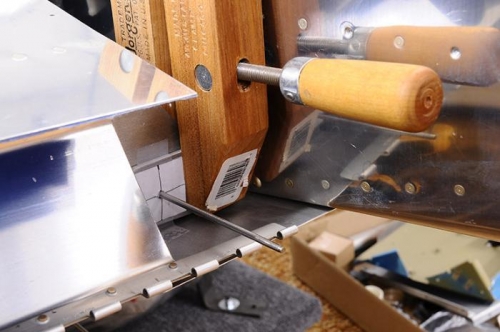 Left Wing - Initial Drill To 1/8