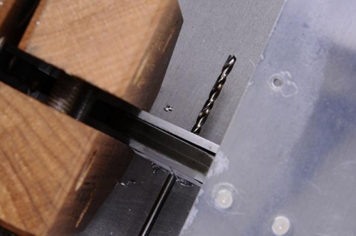 Right Wing - Initial Drill To 1/8