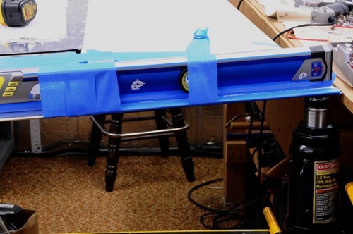 Mold-in-place Using Blue Masking Tape