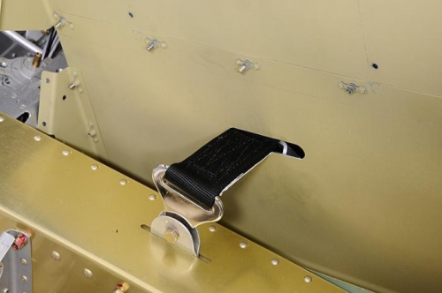 Pilot Crotch Strap Mount - Belt Fed Through Seat Ramp