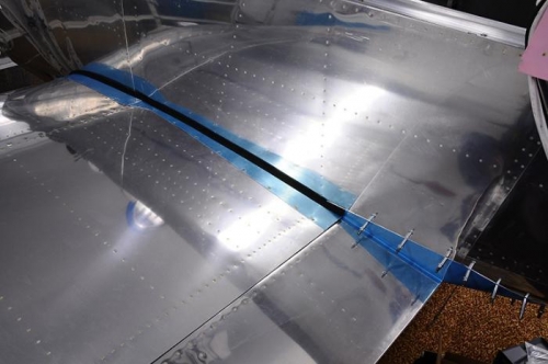 Left Wing Fairings Installed