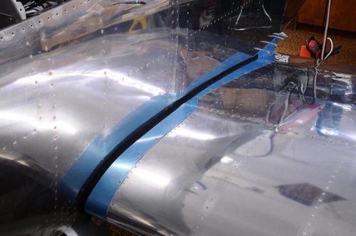 Left Wing Fairings Installed