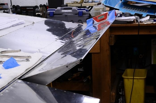 Right Aileron Control Stop - Exactly 31.2 Degrees UP Travel