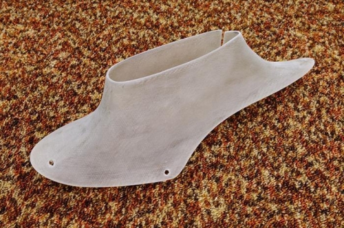 Right Upper Gear Fairing - Sanded and Drilled