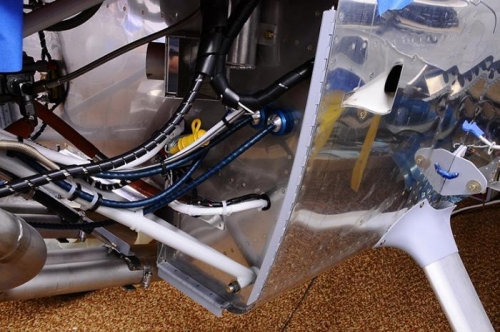 Lower Cowl Hinges Riveted To Fuselage