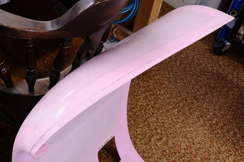 Upper Cowling Ready For Cutting