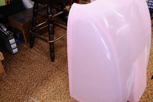 Lower Cowl Ready For Cutting