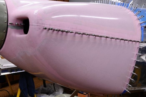 Upper Hinge Marked - Left Side