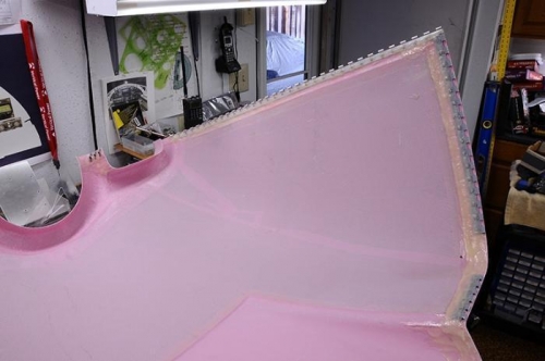 Lower Cowling Riveting & Glassing Complete