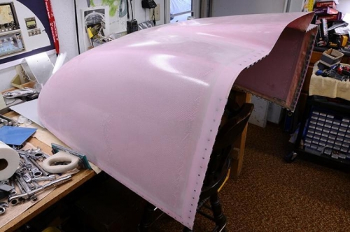 Lower Cowling Riveting & Glassing Complete