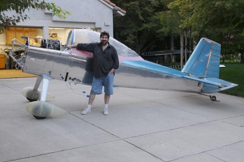 RV-8 Fuselage On The Drive Way - Matt Dralle, Builder