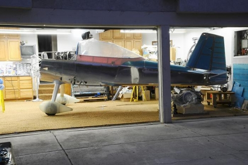 RV-8 Fuselage Tucked Back In The Shop