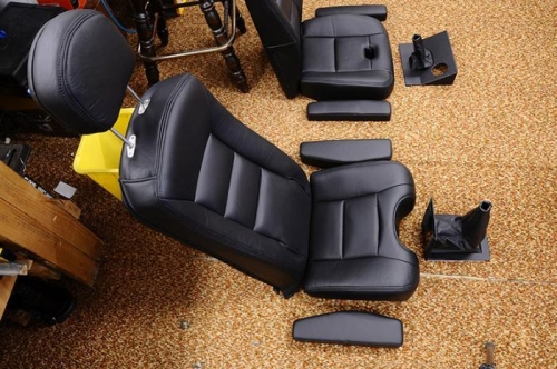 Leather Upholstery - Front Seat