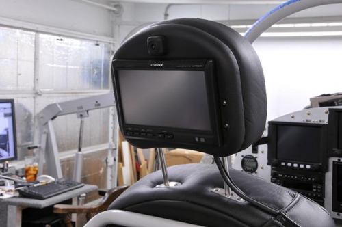 Leather Upholstery - Head Rest LCD/Cam Installation