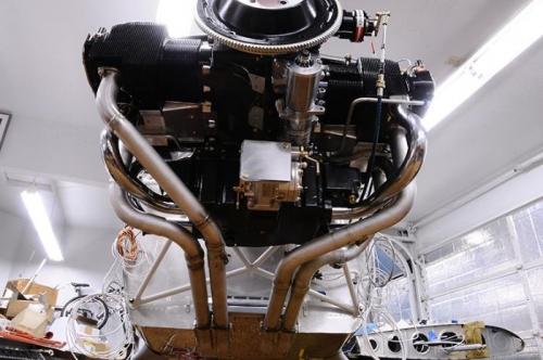 Vetterman 4-into-4 Exhaust - Underside View Up