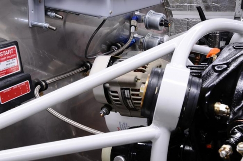 Oil Pressure Transducer and Line