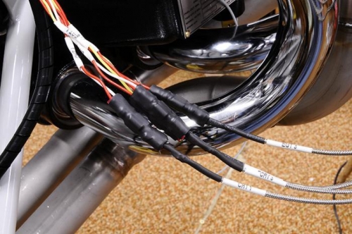 Right Side EGT/CHT Connections