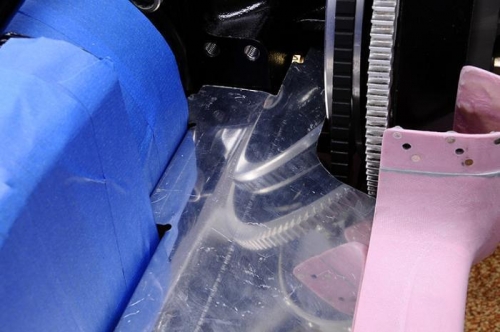 Left Front Floor Baffle