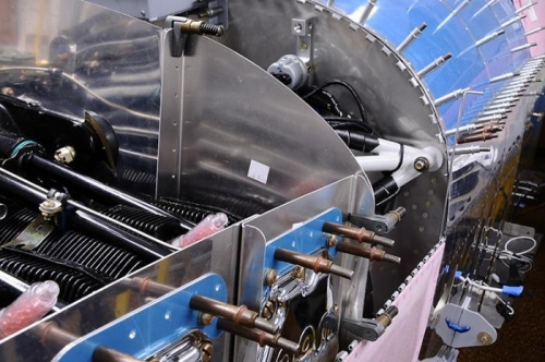 Oil Cooler Baffle Installed