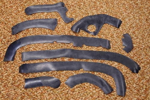Engine Baffle Gaskets - Rubber Gaskets Cutout