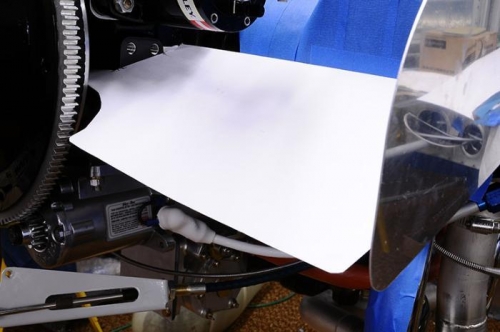 Front Floor Baffle Cardboard Template