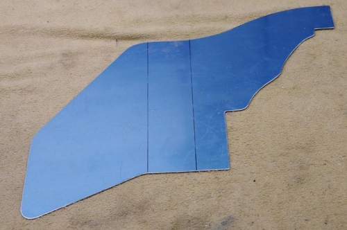 Front Baffle Cardboard Templates - Right Side