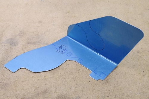 New Left Baffle Template - Bent