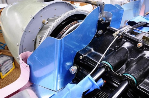 New Left Baffle Template - Installed