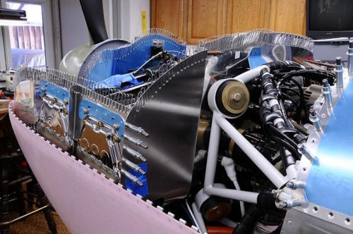 Paper Clip Contour After Pressing Top Cowling Down