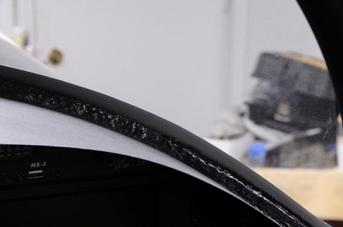 Black Silicone Winscreen Fillet