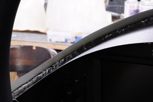 Black Silicone Winscreen Fillet