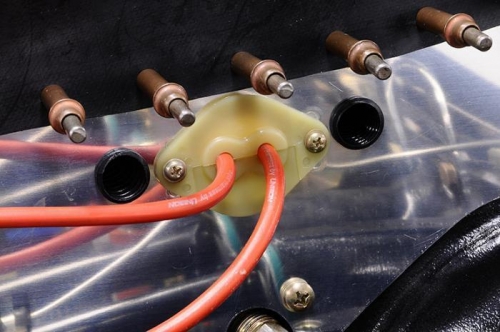 Right Top Harness Wires Pass Through Baffle