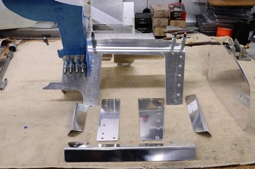 Floor Baffle Bits & Pieces Ready For Riveting