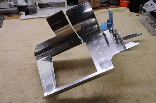 Left Floor Baffle Modifications Complete